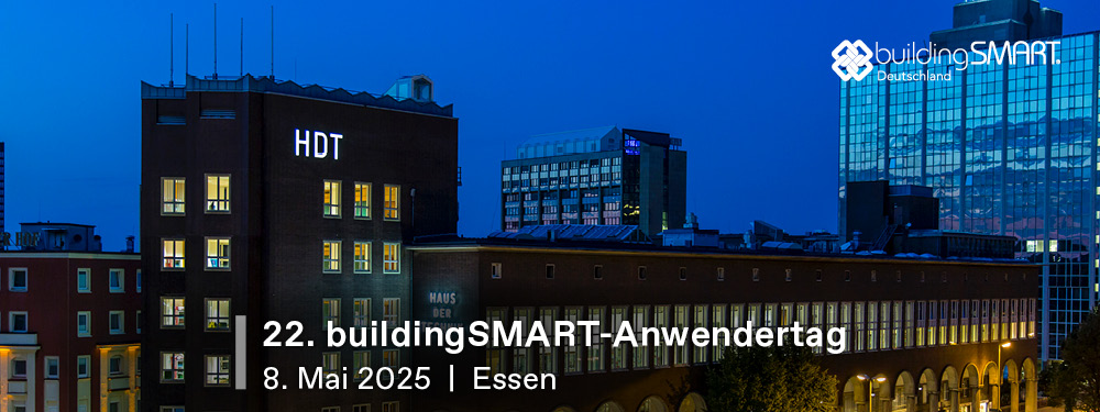 22. buildingSMART-Anwendertag, schmales Banner